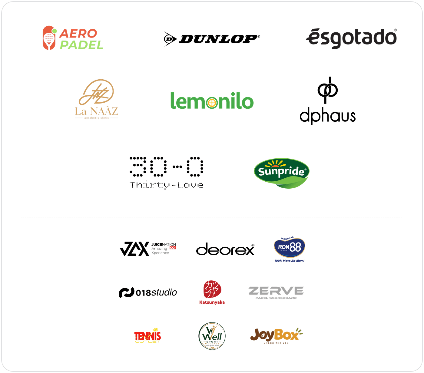 Sponsor Aero Cup Vol. 03